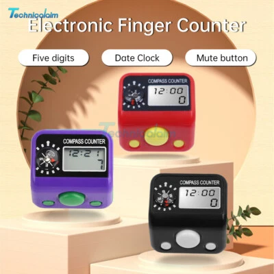 Digital Finger Counter Electronic Tally Ring Counter Handheld Button Counter - Bild 1 von 4