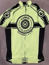 Mens Canari Black Neon Bike Cycling Jersey Small