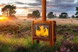 Ex Display RB73 Fennek 80 Outdoor Holzofen - Bild 1 von 1