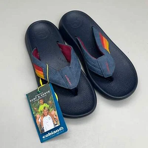 COBIAN Kandui Synthetic Leather Strap Sandals Men's Sz 10, EU 43 Navy KAN25-410- - Picture 1 of 13