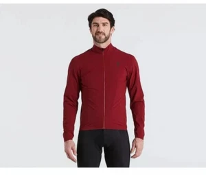 Specialized RBX Comp Rain Jacket Men's XL Maroon Cycling Biking Light Weight NEW - Picture 1 of 10