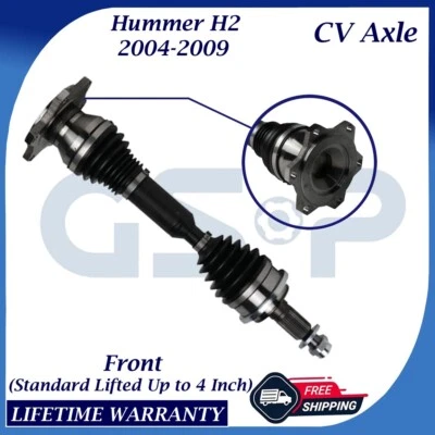 Eje CV delantero GSP OEM para Hummer H2 2004-2009 6,0 L 6,2 L con elevación garantía de por vida Foto 1 de 4