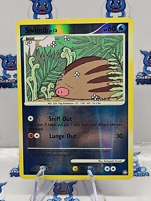 Swinub - 123/146 - Reverse Holo Pokemon Legends Awakened LP - Image 1 of 2