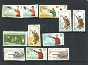 POSTA Romana BRIEFMARKEN EUROPAMEISTERSCHAFT SCHIESSEN EINIGE IMPERF 1965 - Bild 1 von 1