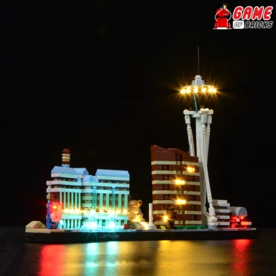 LED Light Kit for Las Vegas - Compatible with LEGO® 21047 set - Image 1 of 4