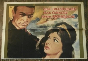 Sean Connery Gina Lollobrigida Woman Of Straw Sex Symbol Italian Movie Poster ! - Picture 1 of 6