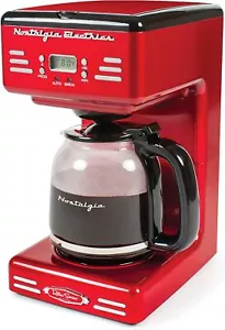 Nostalgia Retro 12-Cup Programmable Coffee Maker With LED Display, Automatic - Picture 1 of 6
