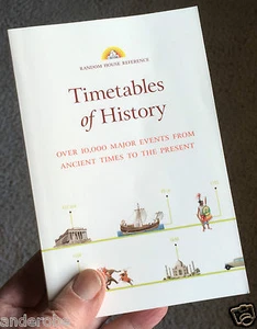 TIMETABLES of HISTORY by Random House (2008, Paperback) 318 pp/Illustrated - Imagen 1 de 7