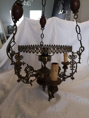 lustre ancien bronze - Photo 1/4