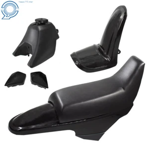 Plastic Fender Body Seat Gas Tank Kit for Yamaha PW50 PY50 Black - Picture 1 of 8