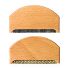 Lint Shaver 2pcs Wooden Cashmere Comb Pilling Fuzz Remover for Clothing