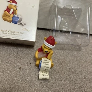 Disney Hallmark Keepsake Winnie The Pooh Pooh's Christmas List Ornament 2006 NEW - Picture 1 of 10