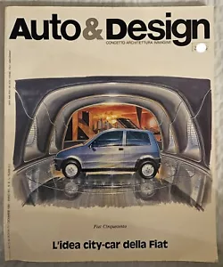 Auto & Design 71 December 1991 L'idea City-Car Della Fiat-Fiat Cinquecento - Picture 1 of 11