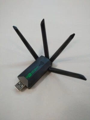 USB 3 dual band WiFi Adapter - 2,4 & 5 Ghz - Driverless - Schnellversand - Bild 1 von 4
