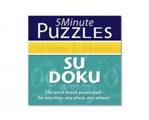 5 Minute Puzzles - Su Doko - 63 puzzles - Turquoise Cover  - FREE P&P - Bild 1 von 1