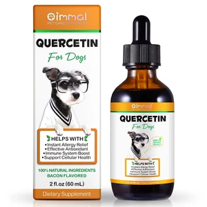 Support Supplements Drops Quercetin for Dogs Allergy Relief Immune Care Health - Picture 1 of 12