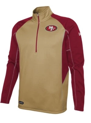 Chaqueta San Francisco 49ers Performance Talla Grande Combina Auténtica Media Cremallera Foto 1 de 4