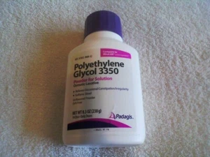 Polyethylene Glycol 3350 PowderSolution Osmotic Laxative 8.3ozCOMPARE TO MIRALAX - Picture 1 of 1