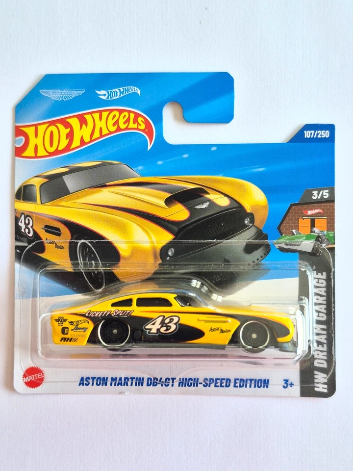 MINIATURE HOT WHEELS 1/64 ASTON MARTIN DB4GT HIGH-SPEED EDITION HW DREAM GARAGE - Photo 1/1