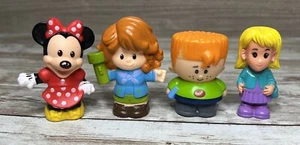 Lot of 4 Little People - Minnie Mouse (Disney) - Boys (1) Girls (2) Mattel - Picture 1 of 11