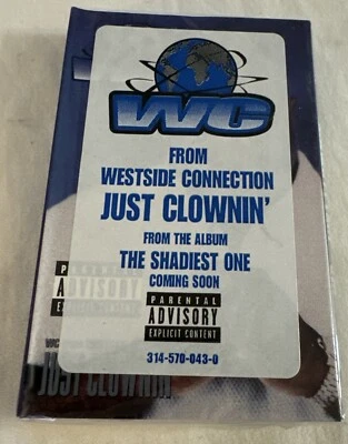 WC Just Clownin’ (Cassette Single, 1997) Sealed Westside Connection Polygram - Image 1 of 4