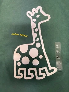 Sudadera Uniqlo x Jason Polan Talla EE. UU. Hombres XL Verde Jirafa UT ¡¡¡NUEVA CON ETIQUETAS AGOTADA!!!! - Imagen 1 de 3