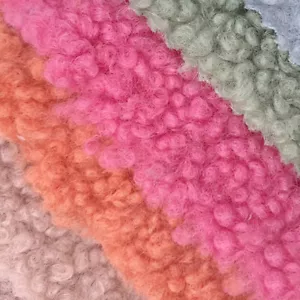 Faux Sheepskin Sherpa Fleece Fabric DIY Material Sewing Toy Doll 45 50CM - Picture 1 of 25