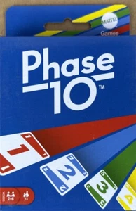 Phase 10 Kartenspiel Brandneu Sealed Paket Mattel Original Rommé Typ Kartenspiel - Bild 1 von 3