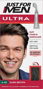 Just for Men Ultra Dunkelbraune Haarfarbe Farbe für Kurzhaar A45 - Dunkelbraun UK - Bild 1 von 7