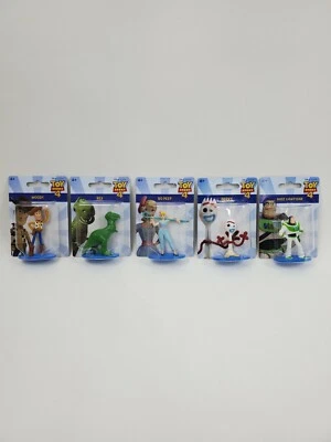 Lote de 5 mini figuras Disney Toy Story 4 Buzz, Woody, Bo Peep, Rex, Forky Foto 1 de 4