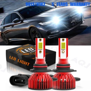 AQJ 2-sides 9012 LED High/ Low Beam Headlight Bulbs 20000LM White beam - Bild 1 von 10