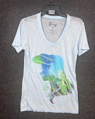Camiseta Disney Ariel Sirenita "Parte de Tu Mundo" Juniors Talla L Azul Cielo Foto 1 de 4