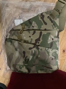 Bandolera Bandolera de Lona Compacta Sobre el Hombro Pecho Frontal Mochila - Imagen 1 de 3