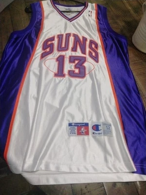 Camiseta Campeón Auténtica NBA Para Hombres Phoenix Suns Steve Nash Talla 52 Foto 1 de 4