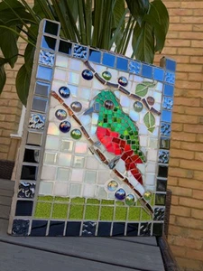 Mosaic Square Planter Mosaic Pot Mosaic Planter - Picture 1 of 21