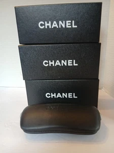 Lote de cajas de gafas/gafas de sol Chanel (3 cajas y 1 estuche) - Imagen 1 de 7