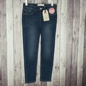 Levi's 710 Dark Wash Super Skinny Stretch Jeans NEW Girls 6X Regular Fit - Picture 1 of 7