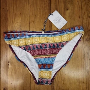 Fat Face Ladies Tribal Geo Bikini Bottom Size 14 - Picture 1 of 9