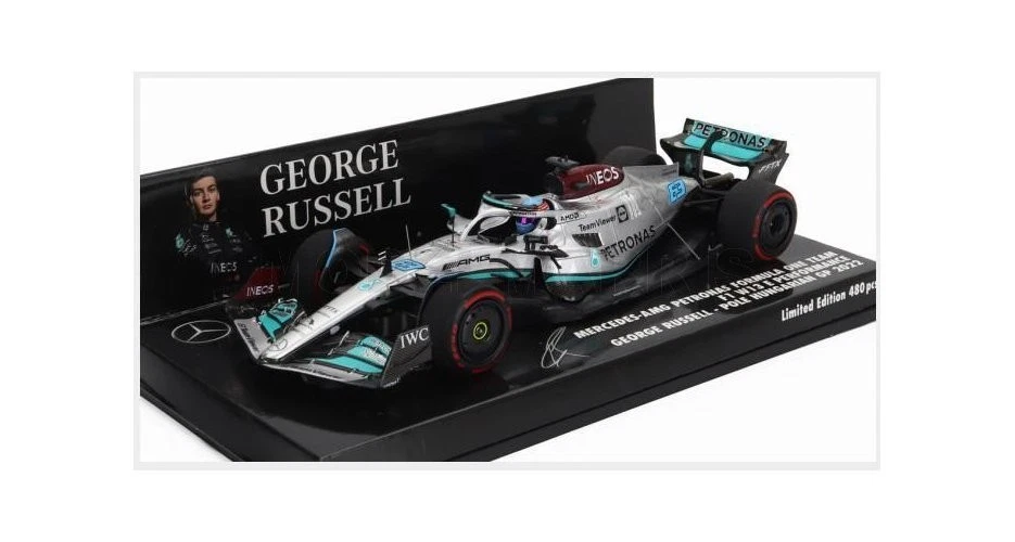 Minichamps 417223163 Mercedes GP - F1 W13E Team Mercedes-AMG Petronas F1 N 63 PO