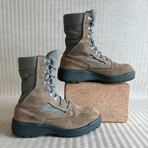 Belleville FAFTW Gore Tex Flight Boots Womens Size 7 Sage Green Leather Shoes - Picture 1 of 17