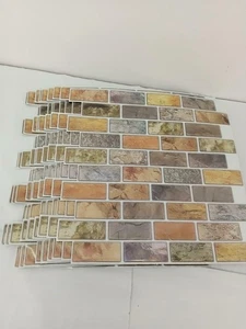 Azulejo Vamos 10 Hojas Pelar y Pegar Cocina 12" x 12 Premium Azulejo Salpicadero 3D - Imagen 1 de 1