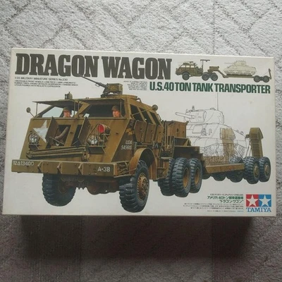 Kit modellino camion militare Tamiya 1/35 Dragon Wagon con accessori nuovo - Immagine 1 di 4