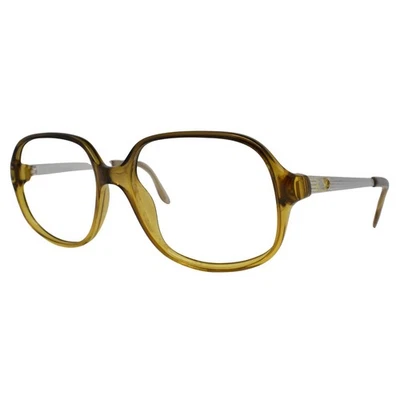Ch. Dior monsieur 2108 11 Greenish/Brown Vintage 55-17-140 Eyeglasses -FAIR-READ - Image 1 of 4