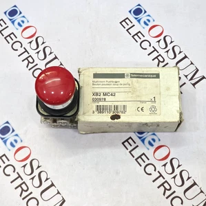 TELEMECANIQUE XB2 MC42 MUSHROOM PUSHBUTTON 030978 - Picture 1 of 5