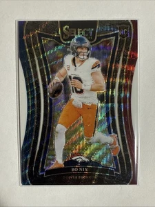 2024 Select - Bo Nix Rookie Card Suite Level Tri Color Prizm /149 # 382 Bronco - Picture 1 of 6