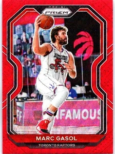2020-21 Panini Prizm #206 Marc Gasol Red Wave Prizm Toronto Raptors - Picture 1 of 2