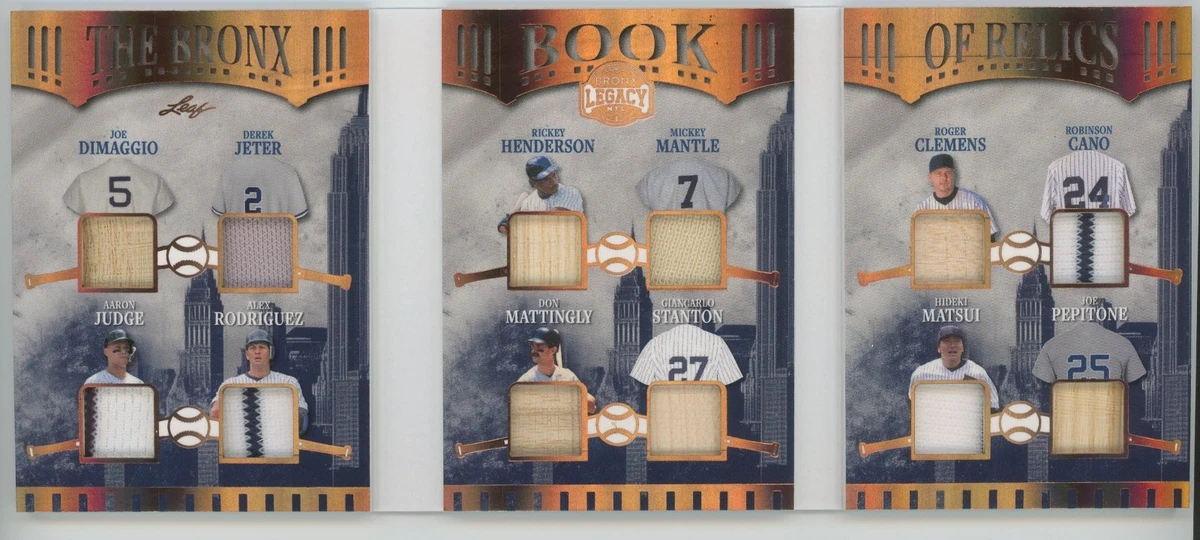 Leaf New York Yankees Memorabilia Baseball Trading Cards