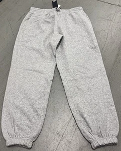 Adidas Damen All SZN Fleece Jogger Jogginghose hellgrau Medium Gummibund - Bild 1 von 5