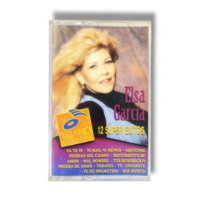 Elsa Garcia Cassette Tape 12 Super Exitos 1994 Latin Tejano Music - Image 1 of 4