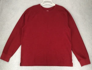 Goodfellow & Co Struktur Sweatshirt Gr. XL Langarm Pullover rot - Bild 1 von 8